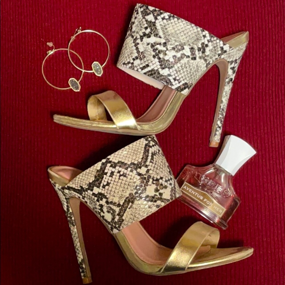 Heeled sandals
